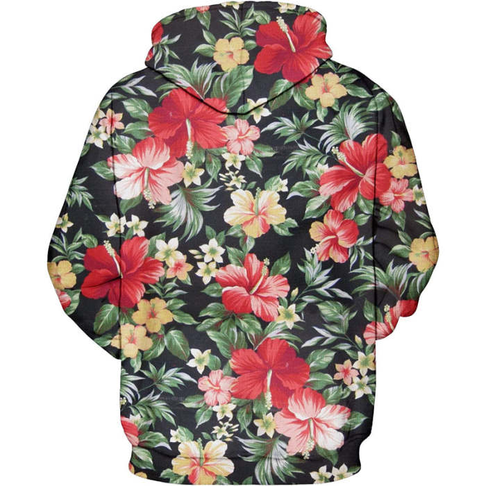 Abstract Printed Pullover Hoodies