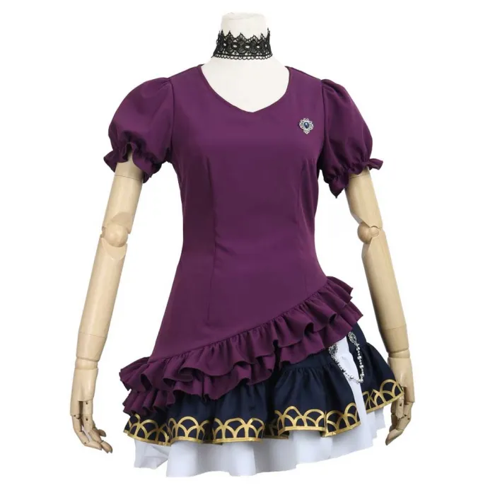 Bang Dream! Roselia Udagawa Ako Black Shout Cosplay Costume