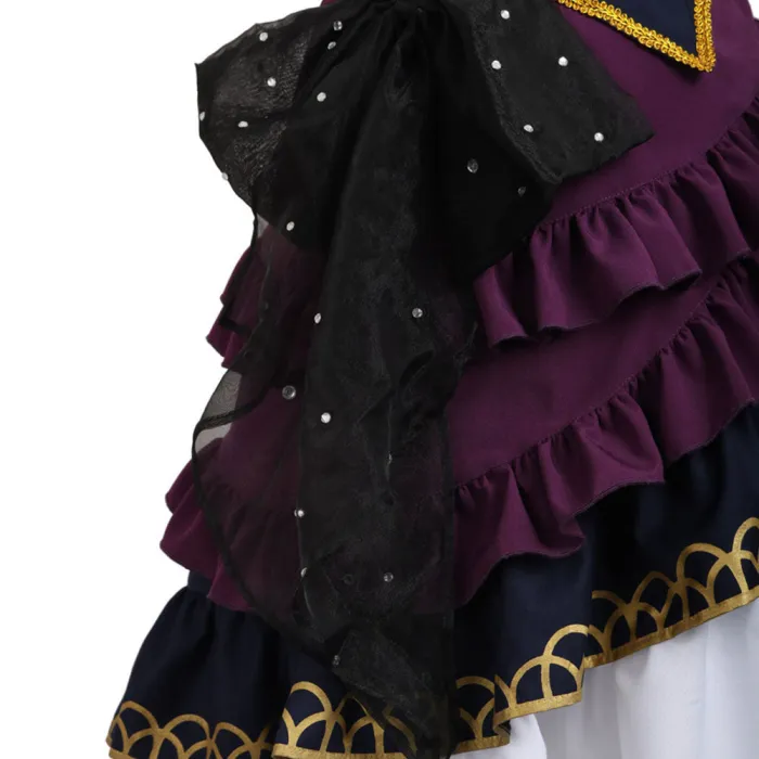 Bang Dream! Roselia Imai Lisa Black Shout Cosplay Costume