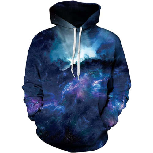 Cosmology Printed Pullover Hoodies