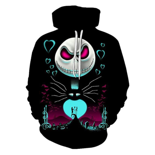 Unisex Skellington 3D Sportswear Hoodie