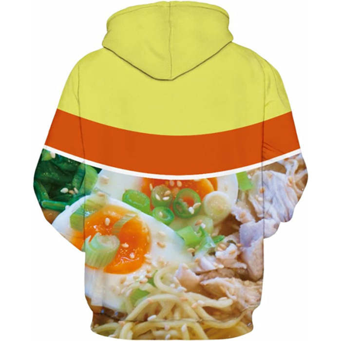 Noodles Printed Pullover Hoodies
