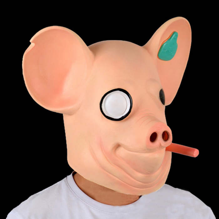 Watch Dogs: Legion Pig Head Mask Halloween Cosplay Accessory Prop