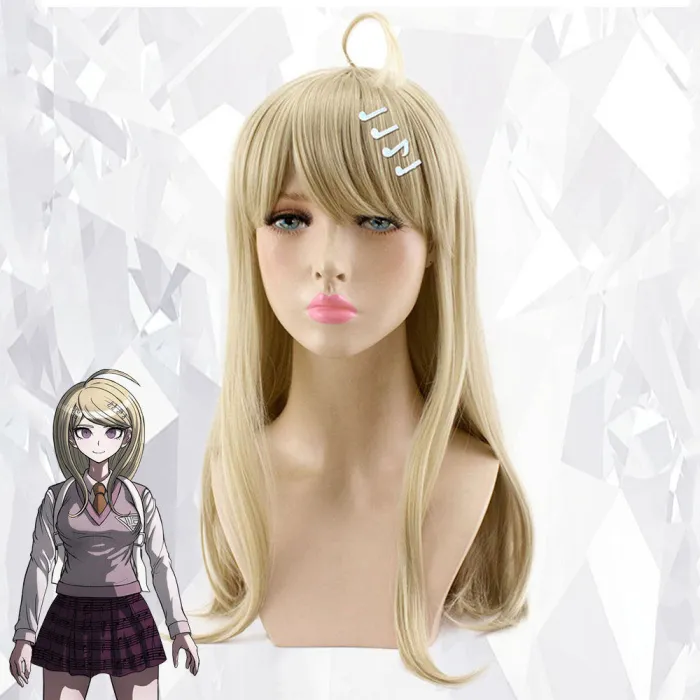 Danganronpa V3: Killing Harmony Akamatsu Kaede Yellow Cosplay Wig
