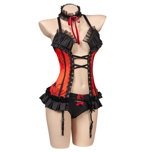 Date A Live Tokisaki Kurumi Nightmare Underwear Cosplay Costume