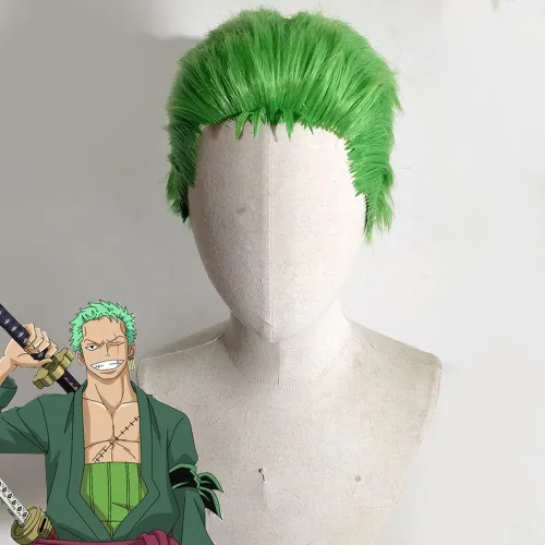 One Piece Roronoa Zoro Green Cosplay Wig