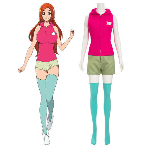 Bleach Orihime Inoue Daily Outfit Cosplay Costume