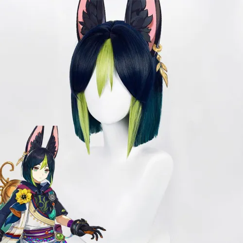 Genshin Impact Tighnari Cosplay Wig
