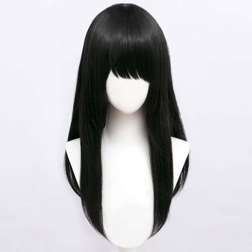 Chainsaw Man Part 2 Asa Mitaka Black Cosplay Wig