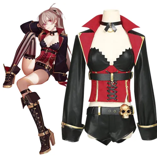 Azur Lane Mnf Jean Bart Cosplay Costume