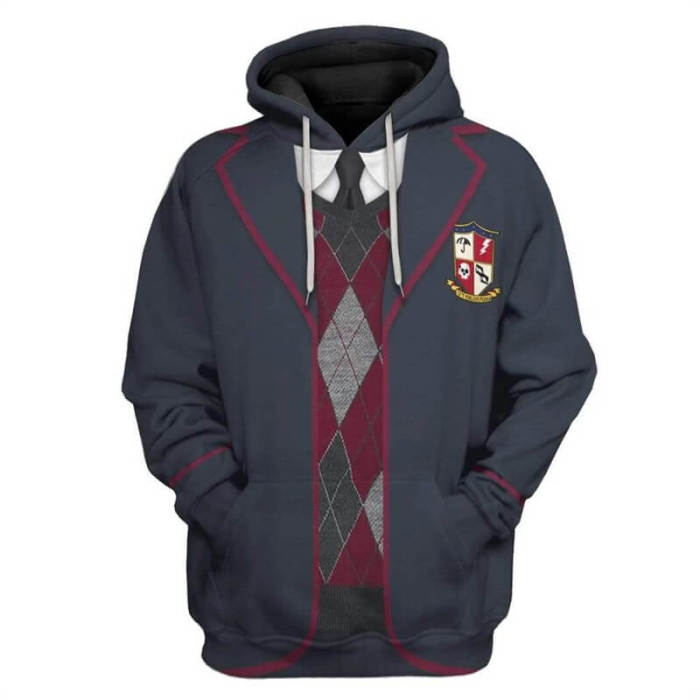 Umbrella Academy Uniform Tv Unisex Adult Cosplay 3D Print Sweatshirt Pullover