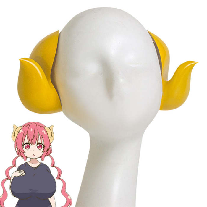 Miss Kobayashi'S Dragon Maid S Ilulu Horns Headwear Cosplay Accessory Prop