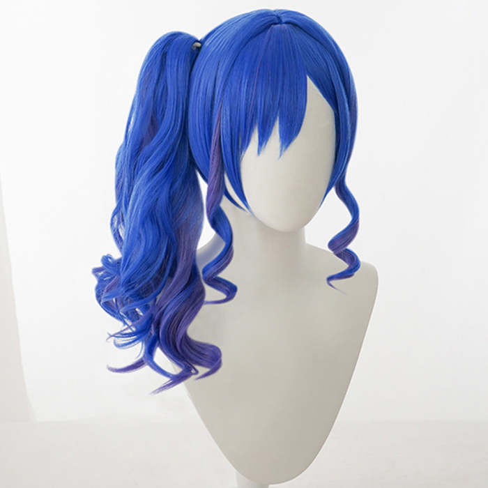 Azur Lane St. Louis Luxury Handle Blue Cosplay Wig