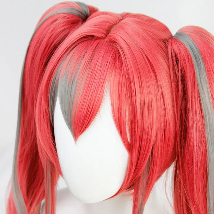 Azur Lane Bremerton Pink Gray Cosplay Wig