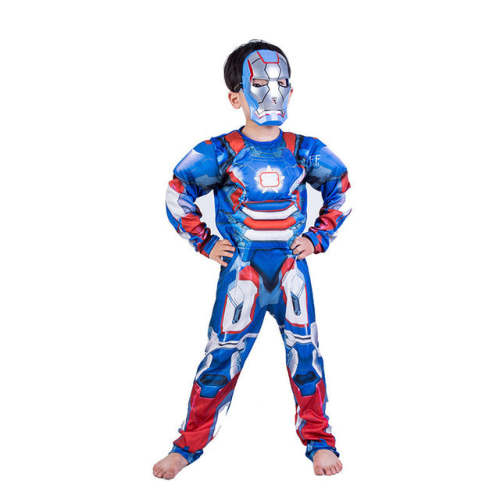 Superhero Kids Muscle Captain America Costume Avengers Child Cosplay Super Hero Halloween Costumes For Kids Boy Hulk Fancy Dress