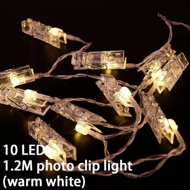 5M Led Copper Wire String Lights Romantic Wedding Fairy Light Decoration Aa Battery