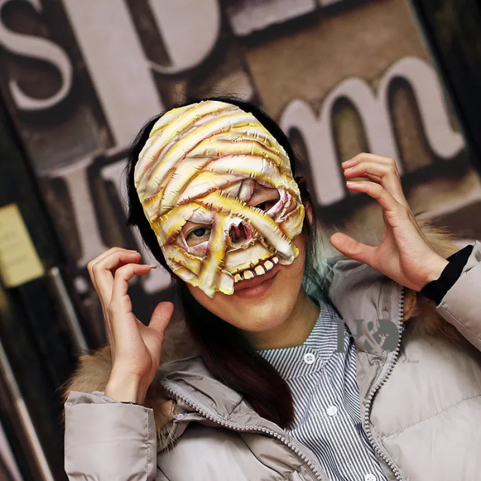 Scary Latex Horror Clown Mask Halloween Adult Costume Party Costumes Cosplay Mask  Accessory