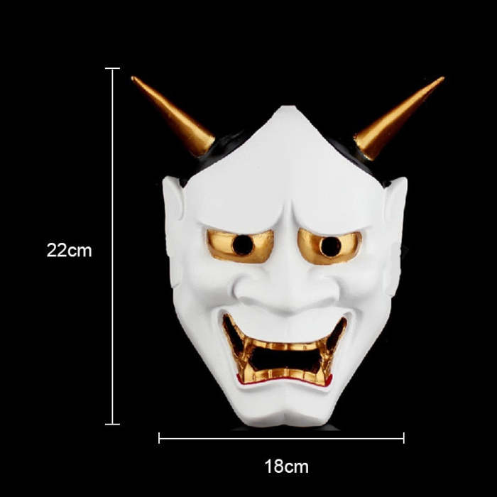 Halloween Demon Horrible Men Dance Fox Prajna Cos Mask Anime Helmet Pvc Japanese Mask #5
