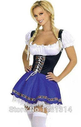 Womens Beer Maid Wench German Oktoberfest Costume Plus Size Costume