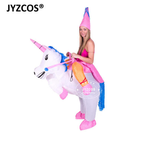 Inflatable  Unicorn Costumes Carnaval Princess Outfit Purim Party Fancy Dress Halloween Costumes For Kids Women Men Adult