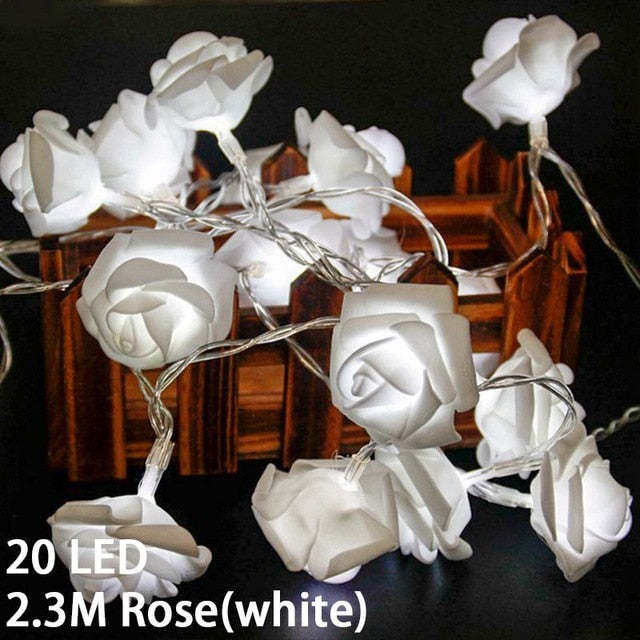 5M Led Copper Wire String Lights Romantic Wedding Fairy Light Decoration Aa Battery