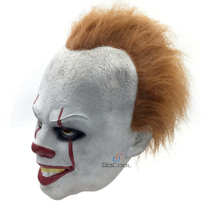 Stephen King'S It Pennywise Mask Latex Halloween Scary Mask Cosplay Clown Party Mask Prop
