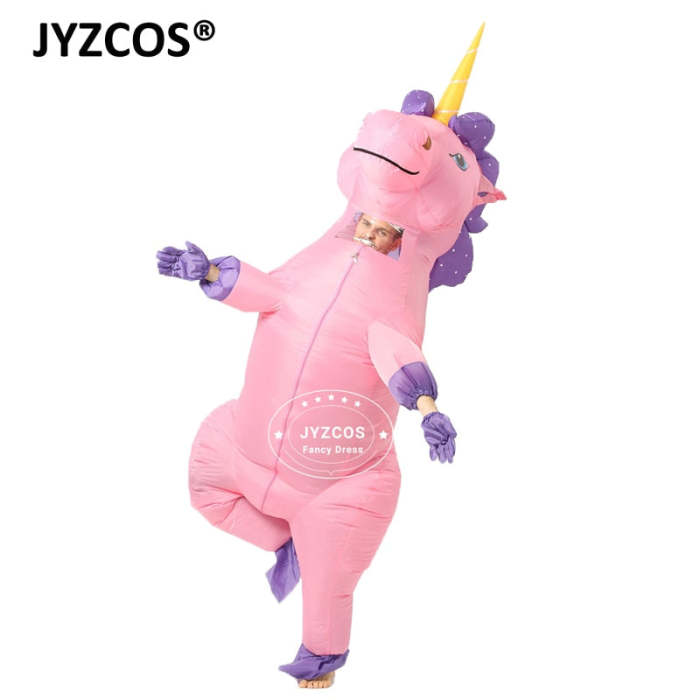 Inflatable  Unicorn Costumes Carnaval Princess Outfit Purim Party Fancy Dress Halloween Costumes For Kids Women Men Adult