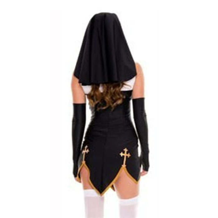 Adult Bad Habit Nun Costume