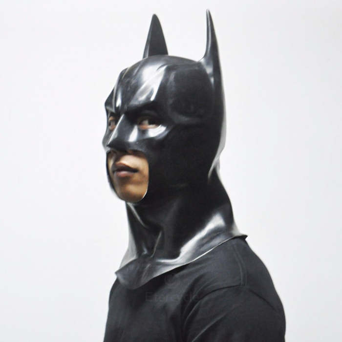 Batman Masks Adult Halloween Mask Full Face Latex Caretas Movie Bruce Wayne Cosplay Toy Props