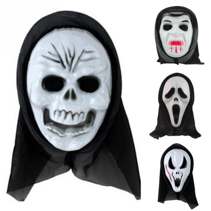 Masquerade Party Mask Halloween Carnival Plastic Face Masks Halloween Mask