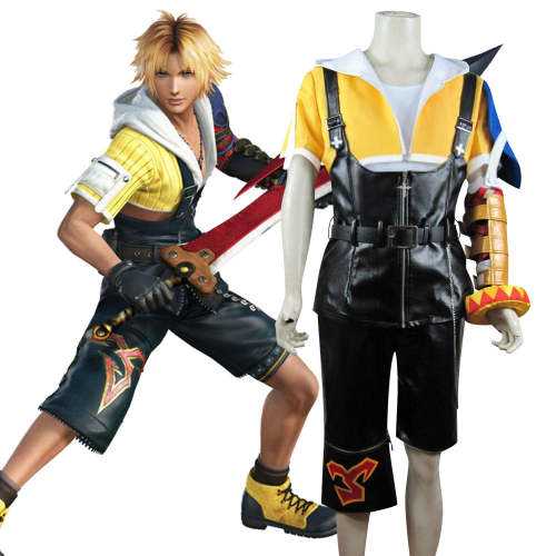 Final Fantasy X Ff10 Ffx Tidus Cosplay Costume