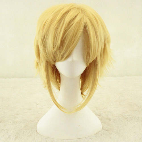 The Legend Of Zelda Zeruda No Densetsu Link Golden Cosplay Wig