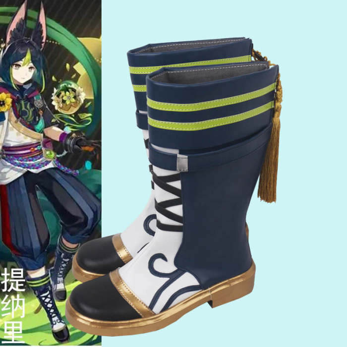 Genshin Impact Tighnari Shoes Cosplay Boots