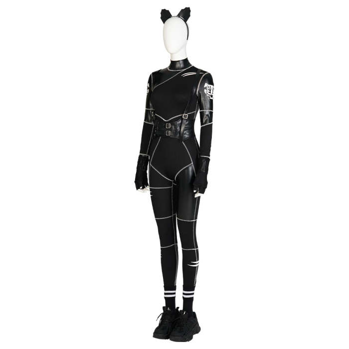 Wednesday The Addams Family ( Tv Series) Wednesday Cat Suit Cosplay Costume