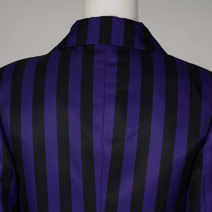 Wednesday ( Tv Series) Nevermore Academy Uniform Purple Female Cosplay Costume