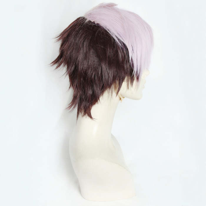 Jibaku Shounen Hanako-Kun Tsuchigomori Pink Brown Cosplay Wig