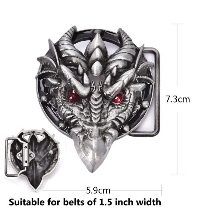 1pc Luxury Eagle Metal Cool Belt Buckles For Man Unisex Western Fashion Buckle Cowboys Cowgirls Buckle