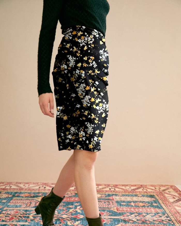 The Floral A-Line Skirt