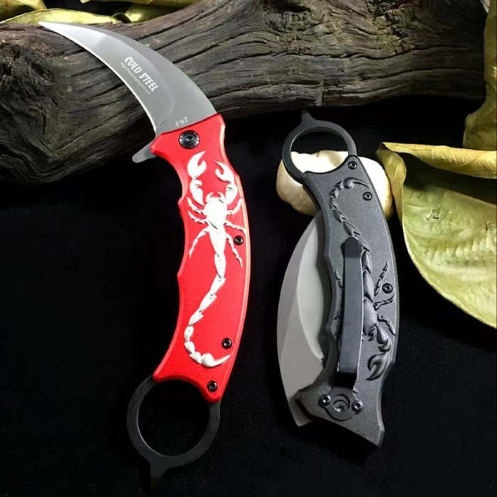 3D Scorpion Folding Claw Knife Tactical Outdoor Camping Survival Tool