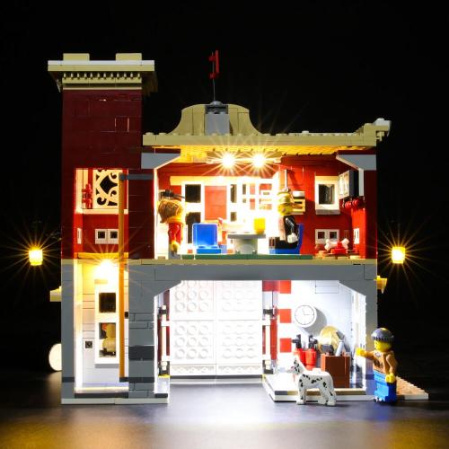 Light Kit For Winter Village Fire Station 3