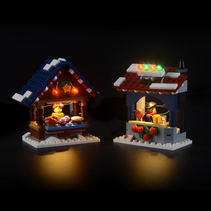 Light Kit For Christmas Winter Village Market 5