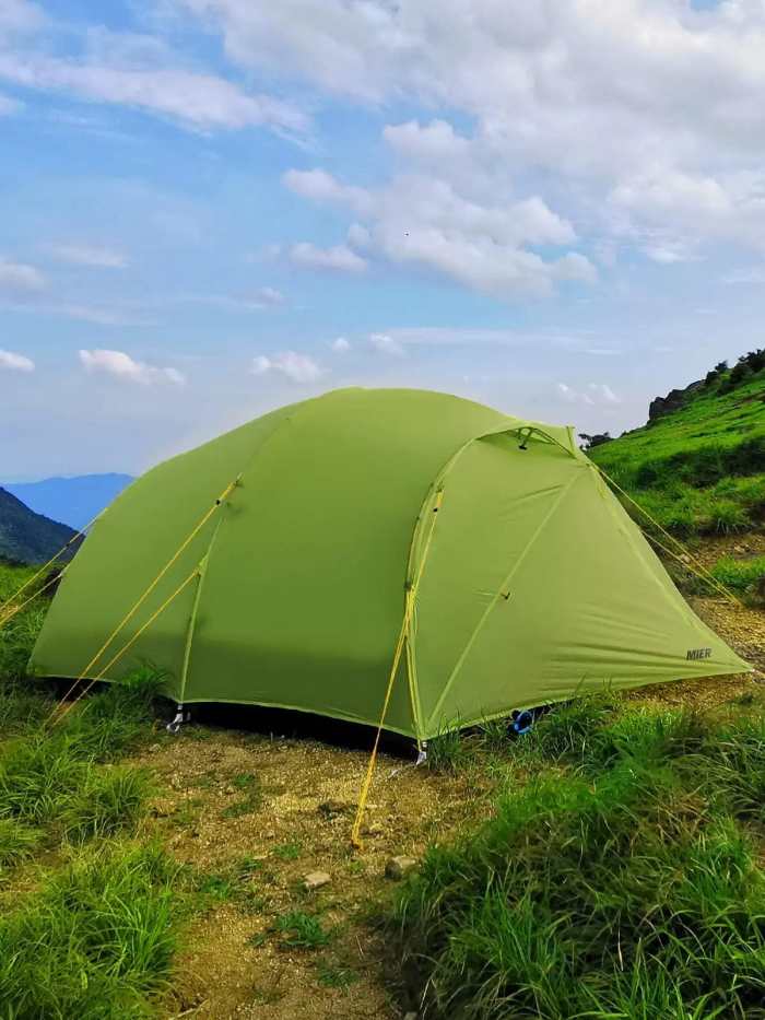 Ultralight 4 Person Backpacking Tent 4 Season Camping Tents