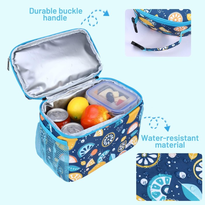 Kids Lunch Bag Insulated Toddlers Lunch Cooler Tote