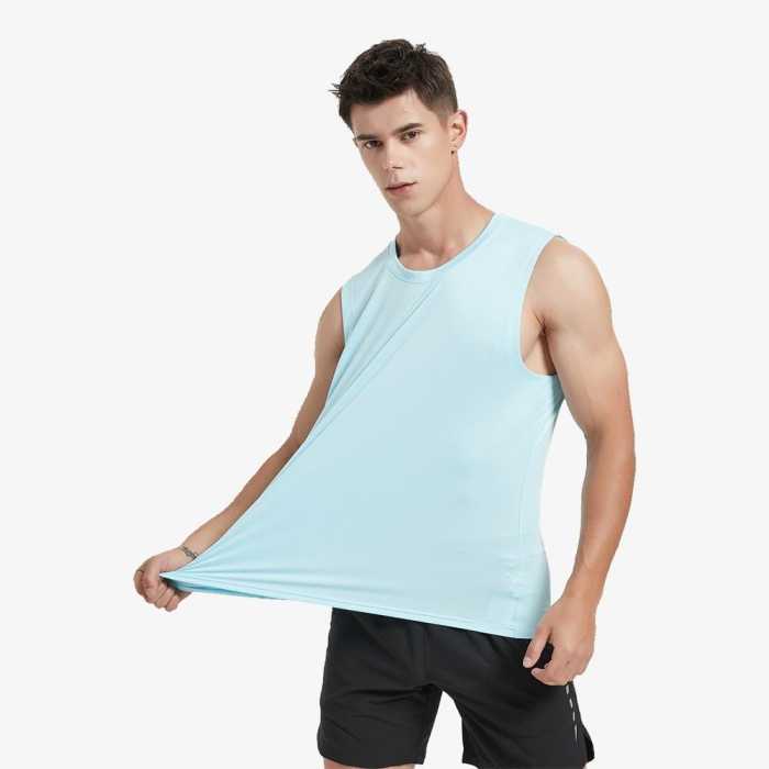 Men Lightweight Upf 50+ Sun Shirts Quick Dry Tank Tops
