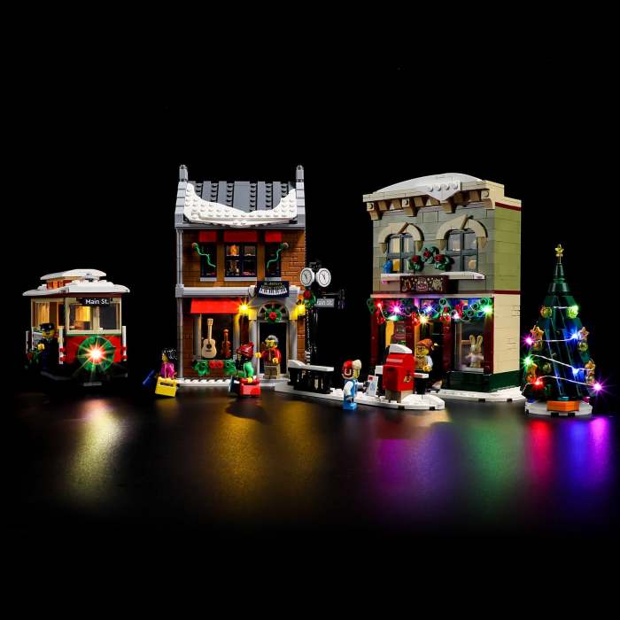 Briksmax Light Kit For Holiday Main Street 8