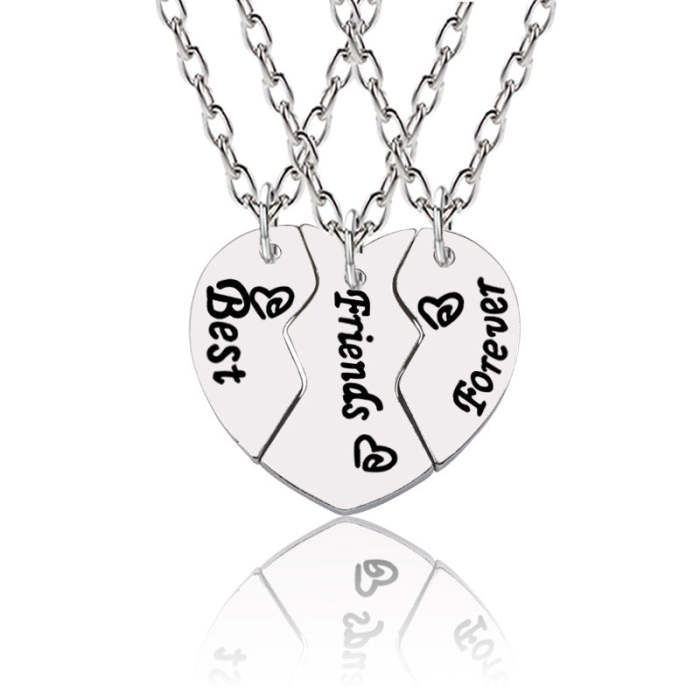 Best Friend Series Bff Necklace For 2-8 Bfs