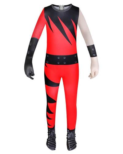 Boys Wwe Kane Pro Wrestler Kids Halloween Cosplay Party Costume