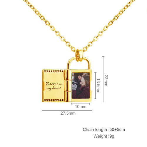 Custom Po Frame Openabl Necklace Best Memories Of Family Bff Couples