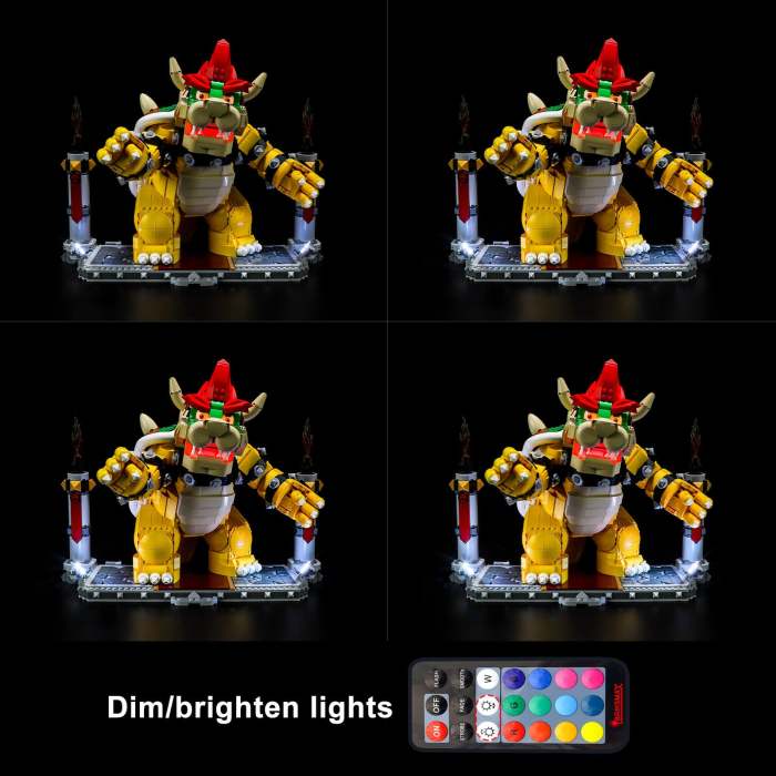 Briksmax Light Kit For The Mighty Bowser 1