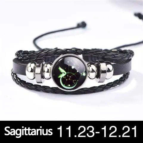 12 Constellation Luminous Couple Bracelet